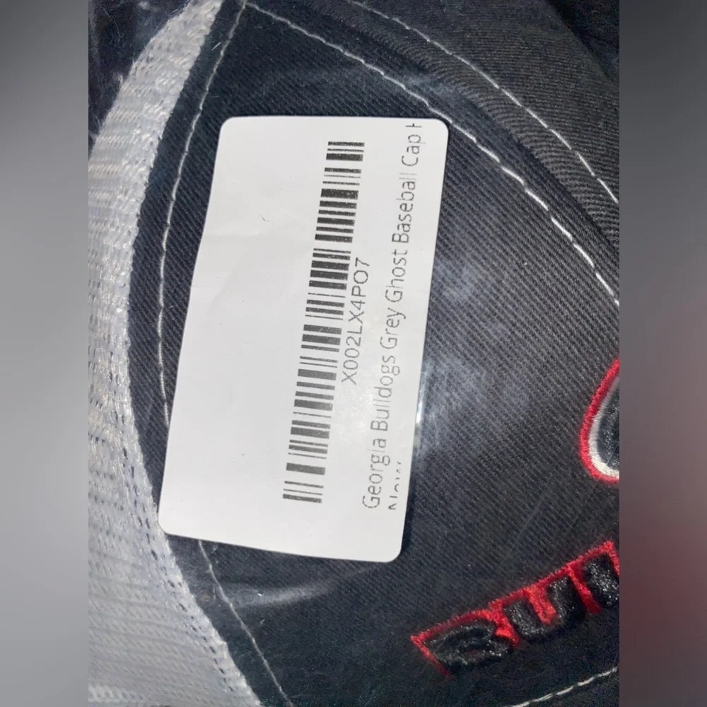 Georgia Bulldog Gray Ghost SnapBack Baseball Cap - Picture 3 of 6
